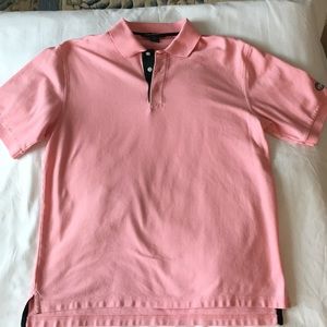 Men’s Brooks Brothers Country Club Pink Polo sz L